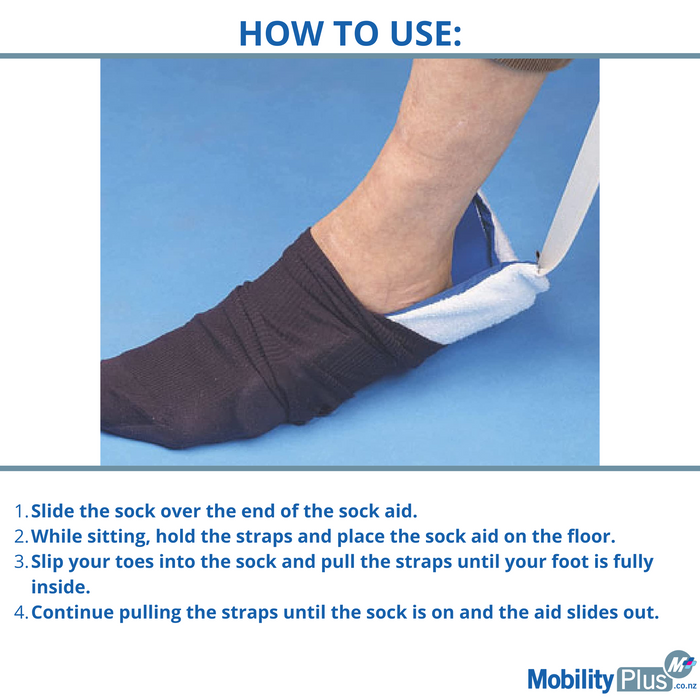 Lightweight Sock Aid – No Bending Required!