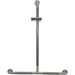 Goldfern stainless steel shower T rail with sliding shower head holder on the vertical bar, 750mm x 900mm