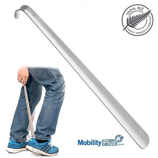 60cm long metal shoe horn included in the No-Bend Dressing Kit