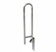 Roma looped fold-up stainless steel support rail - Mobility Plus NZ
