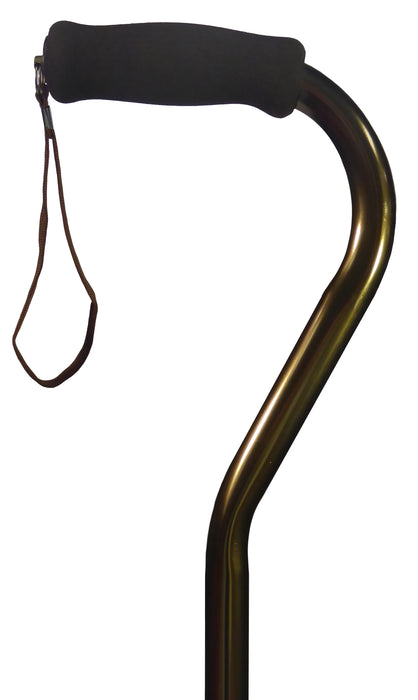 Swan Handle Walking Cane – Bronze Lightweight Walking Stick