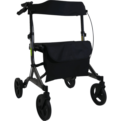 X-Fold PLUS Rollator with Gutter Arm Kit