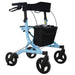 X-Fold Easy Folding Walker in Ice Blue - lightweight 5.8kg folding rollator