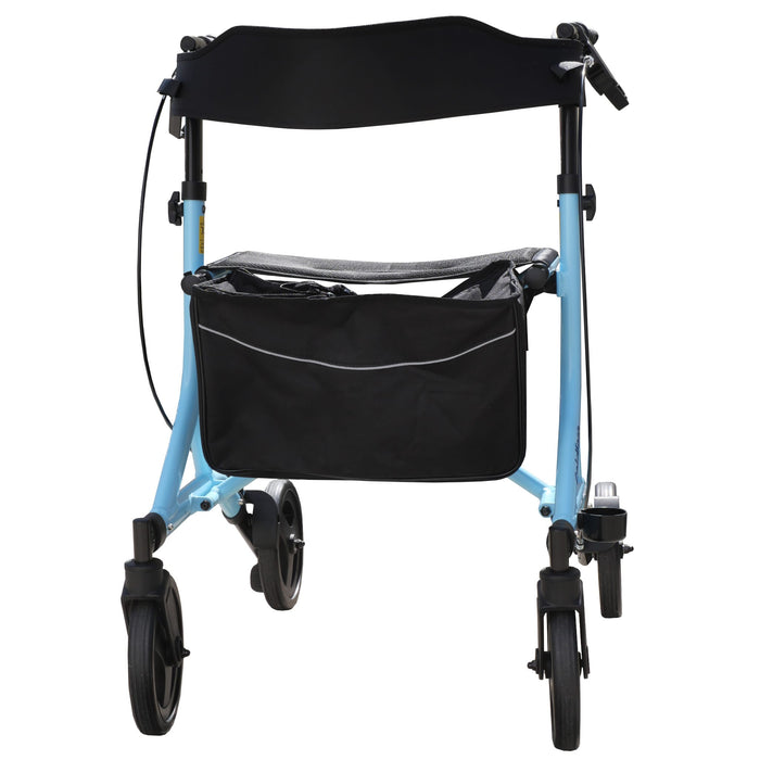 X-Fold Easy Folding Walker in Ice Blue - alternate view