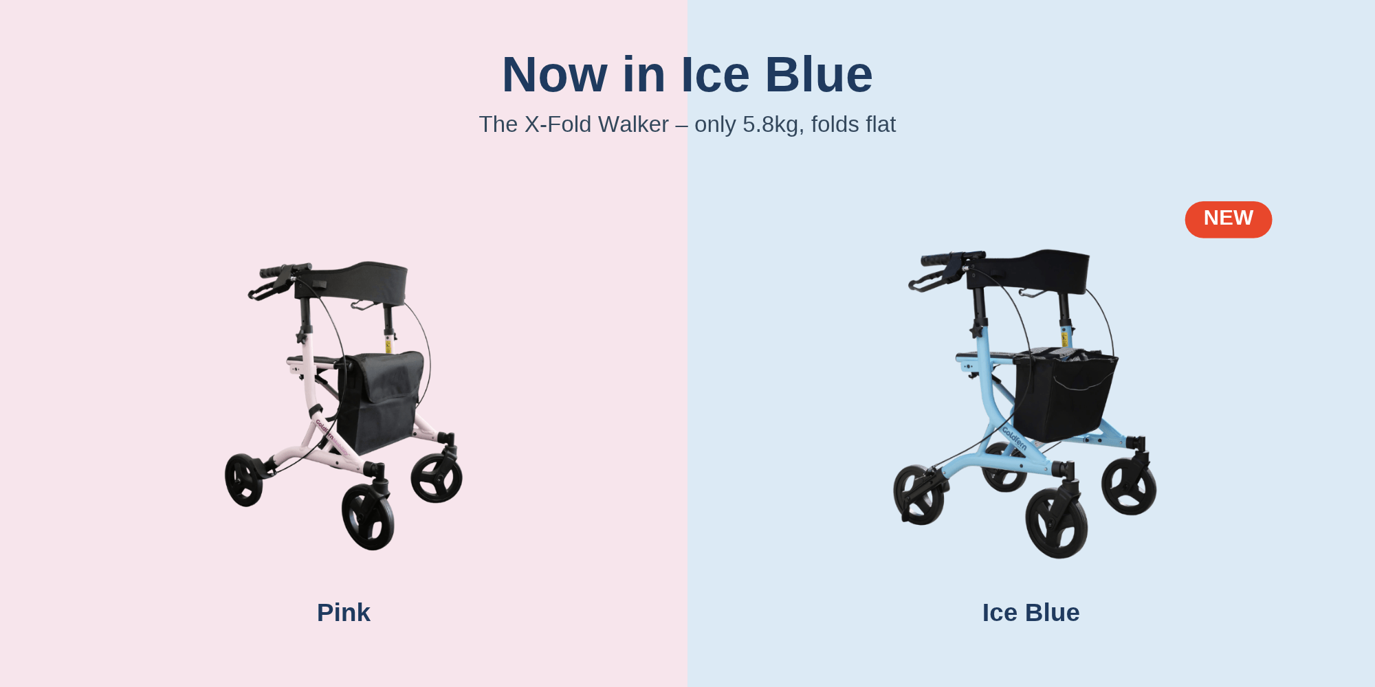 Shop the X-Fold Walker - NEW colours