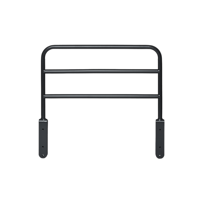 iCare Low Side Rail low-profile bed safety rail in charcoal