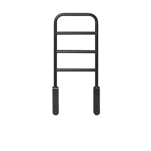 iCare High Side Rail four-bar bed safety rail in charcoal
