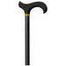 Black adjustable stainless steel bariatric walking cane 225kg capacity