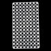 Grey anti-slip bath mat with drain holes and suction feet