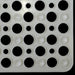 White bath mat back with suction feet