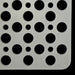 White bath mat front