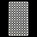 White anti-slip bath mat with drain holes and suction feet