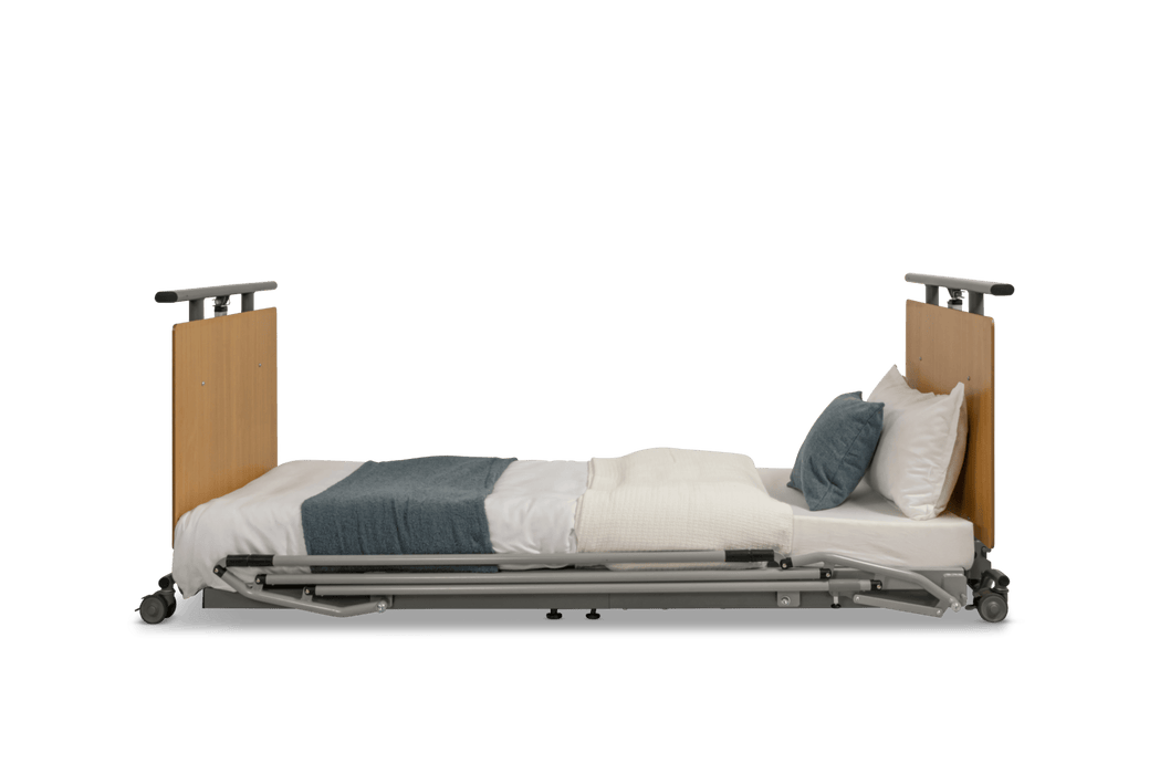 iCare G5 Folding Rail folded down for bed access