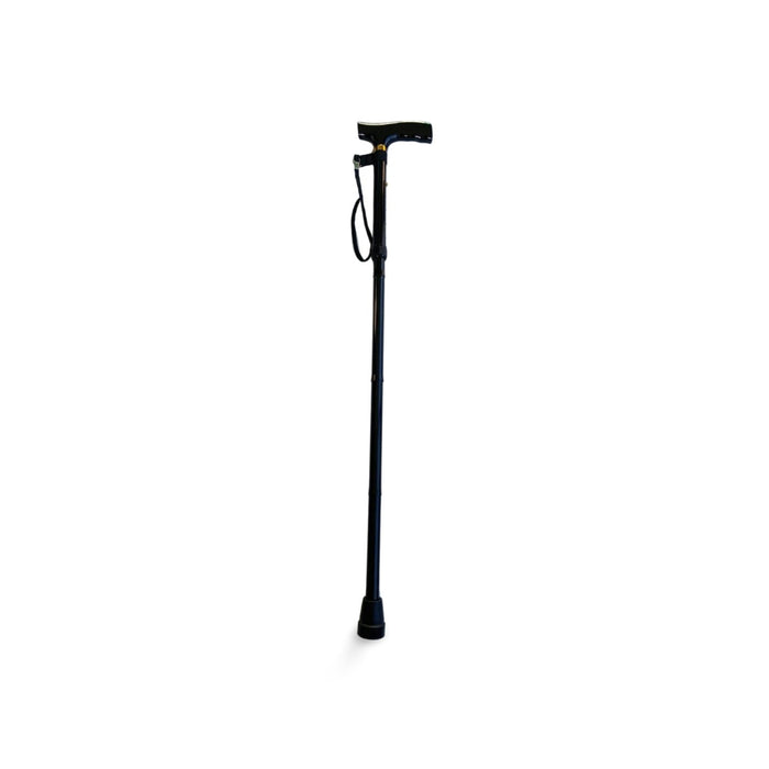 Folding T Handle Cane - BlackCanes and Walking SticksGoldfernMobility Plus