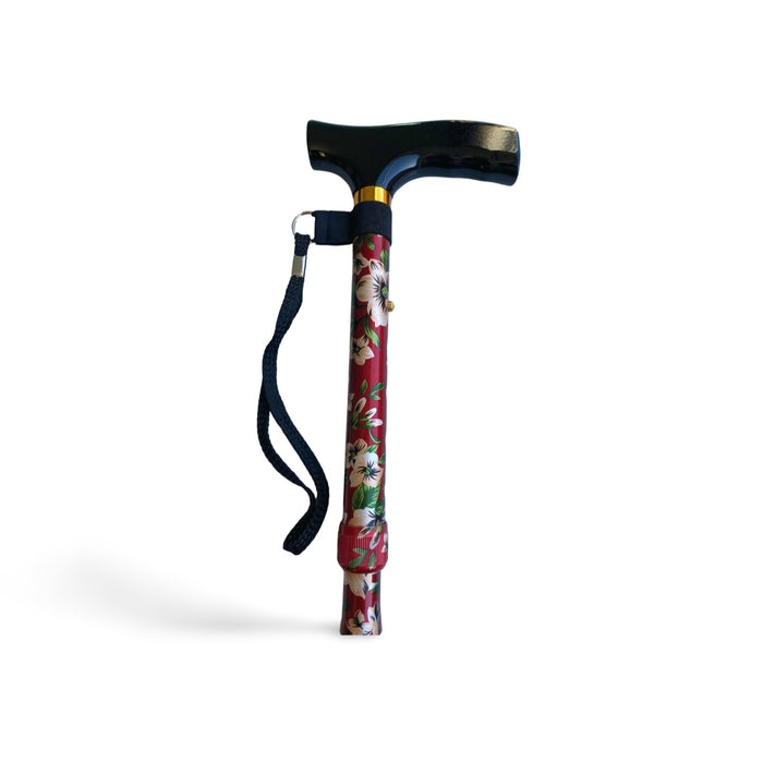 Folding T Handle Cane - FresiaCanes and Walking SticksGoldfernMobility Plus