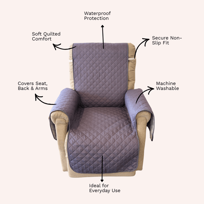 Recliner Chair Protector with Arms