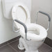 Toilet Seat Raiser with Removable Armrests