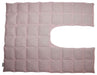 Kiwi Wheat Bags over the shoulder wearable wheat bag – Dusky Pink Cotton Linen