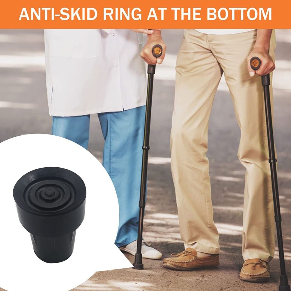 18/19mm Rubber Replacement Cane Tip - Heavy Duty with Metal Insert - BROWN or BLACKCanes and Walking SticksMobility SuppliesMobility Plus