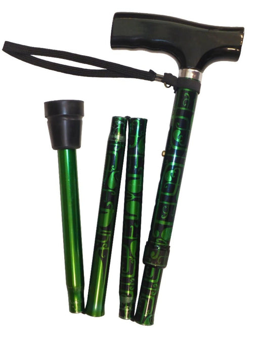 Folding T Handle - HueCanes and Walking SticksGoldfernMobility Plus