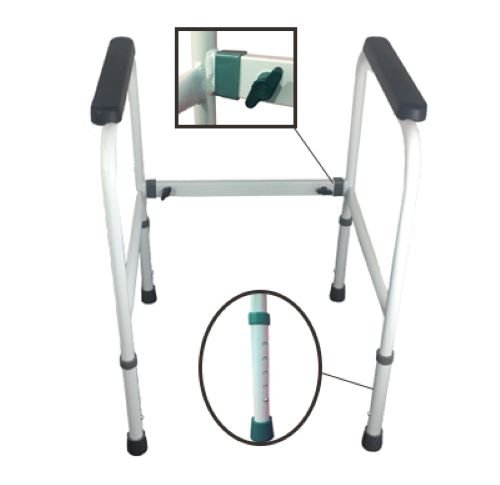 Fully Adjustable Freestanding Toilet SurroundToiletingGoldfernMobility Plus