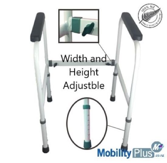Fully Adjustable Freestanding Toilet SurroundToiletingGoldfernMobility Plus