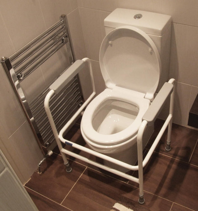 Fully Adjustable Freestanding Toilet SurroundToiletingGoldfernMobility Plus