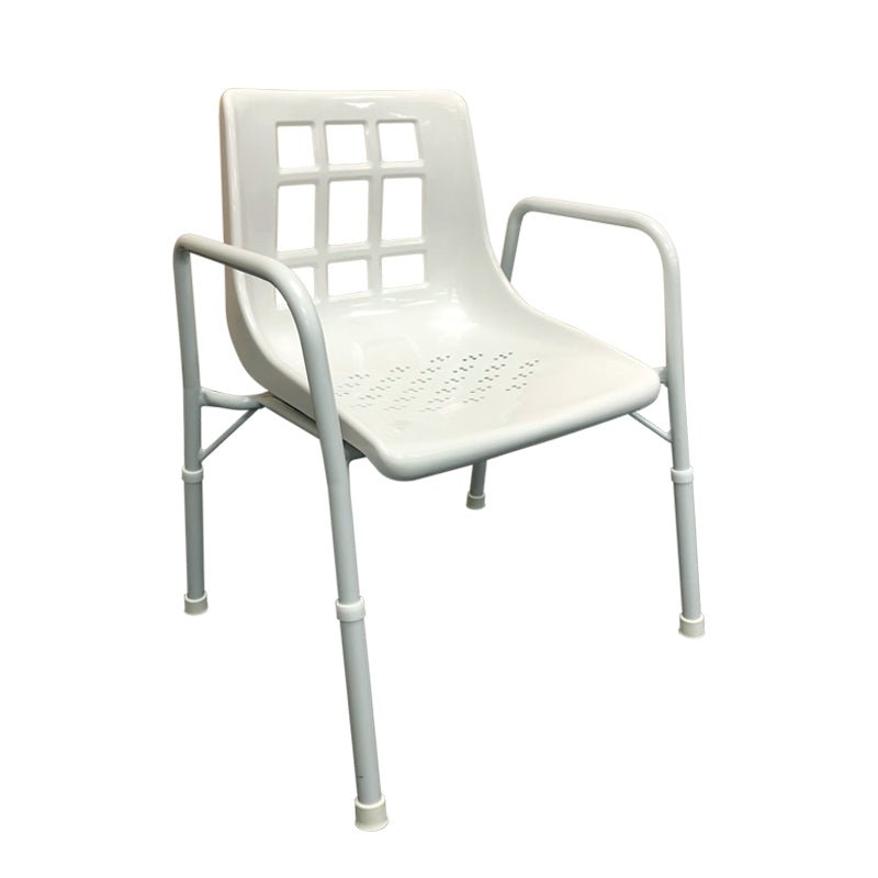 Height Adjustable Shower Chair with ArmsBathroomGoldfernMobility Plus