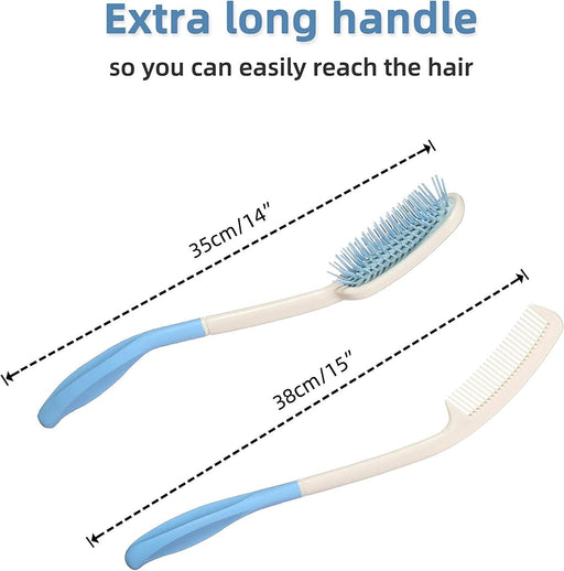 Long Handle Comb/Brush SetDaily Living AidsGoldferndaily living Plus