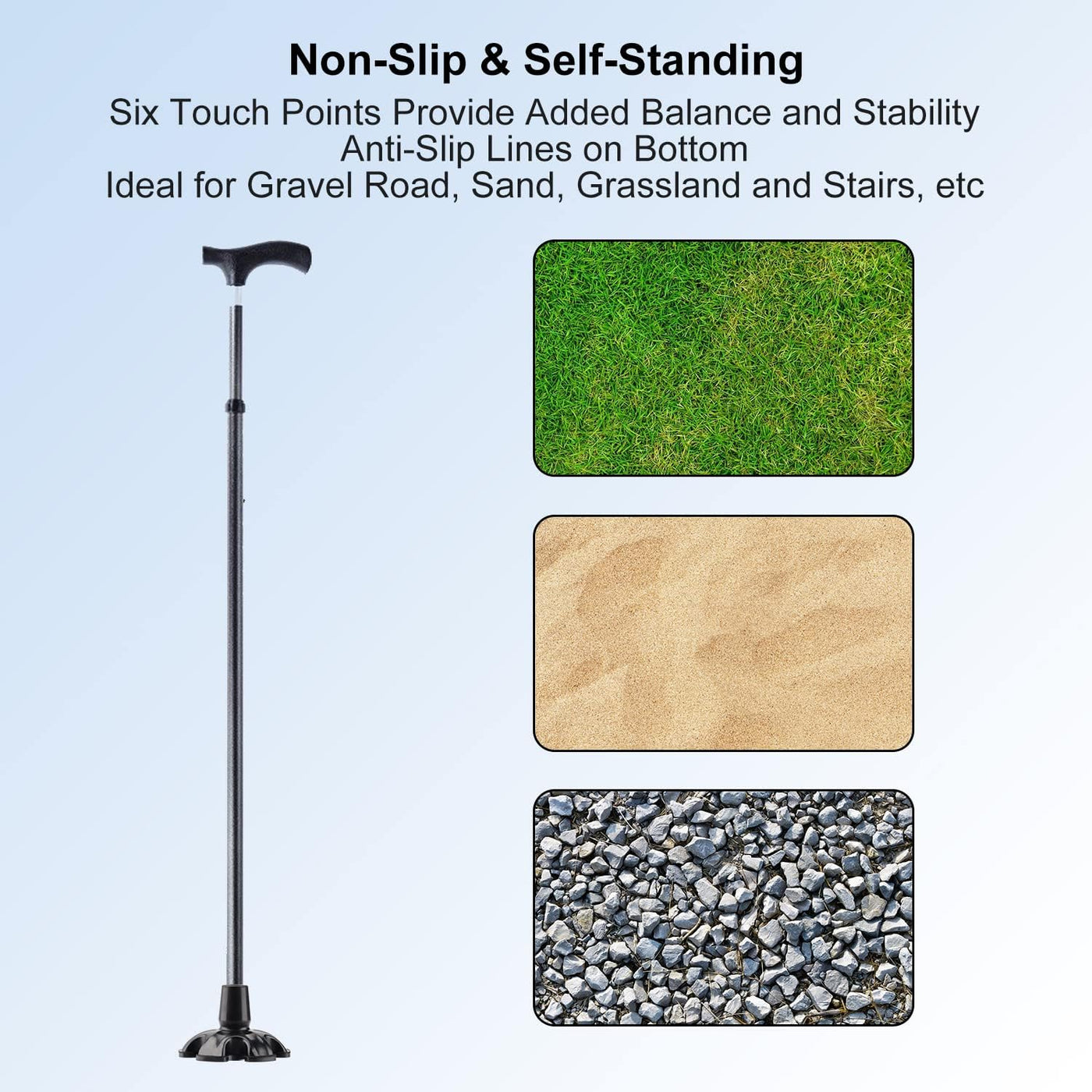 Self-Standing Cane Tip for Stability & Balance | Mobility Plus NZ