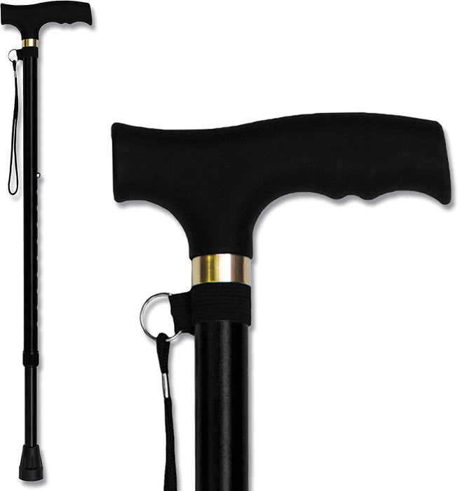 T Handle Cane - BlackCanes and Walking SticksGoldfernMobility Plus