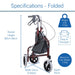 Tri Walker - Ultra Lightweight and Easy FoldingWalkers & Walking FramesGoldfernMobility Plus